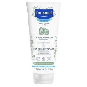 Mustela 2-in-1 Cleansing Gel with Avocado Perseose 6.76oz